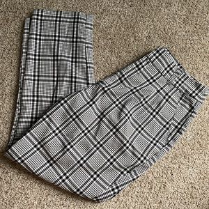 NWOT Abercrombie & Fitch plaid trousers